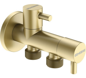 Válvula de escuadra doble 1/2" - 1/2"